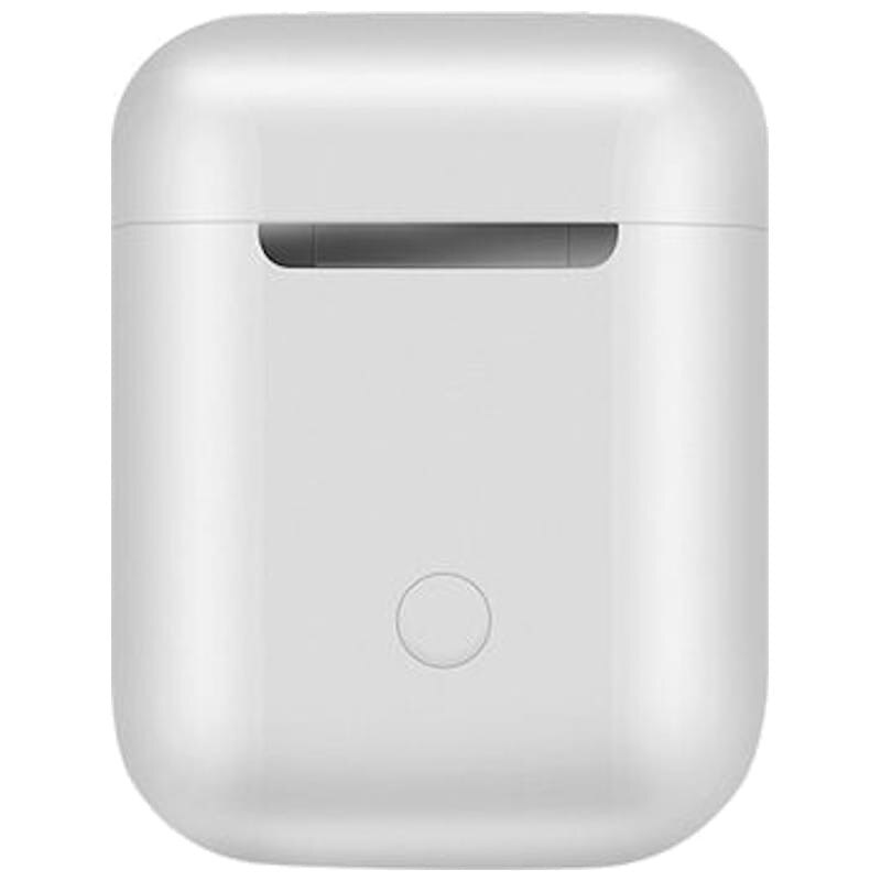 Casti Bluetooth V5.0, compatibile IOS & Android, RLN Electronics™, Docking Station, Wireless, 3D sound, Touch Control, fast charging, Alb Sidef